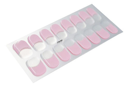 3 Envolturas De Uñas De Gel Semicuradas, Tiras De Uñas