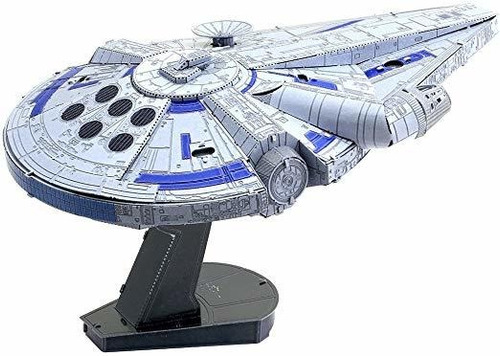 Modelo Kit De Metal Millennium Falcon 3d Fascinaciones Iconx