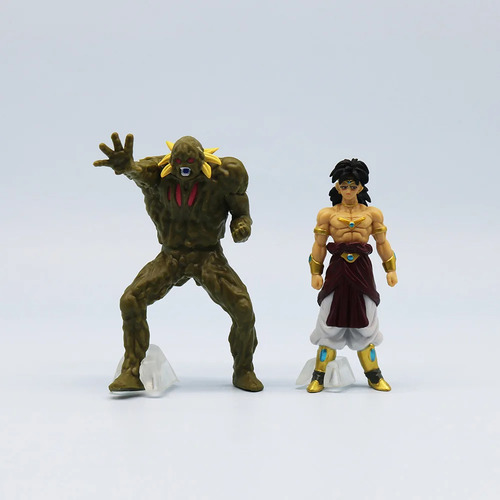 Figuras Dragon Ball Z Broly Set X8 Fases Sayayin Legendario