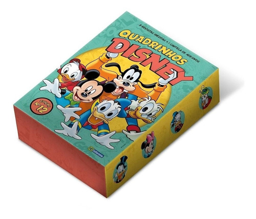 Box Hq Disney Ed. 12 - 5 Revistas + 1 Cartela De Adesivos 