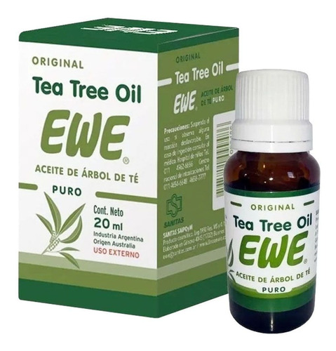 Ewe Aceite De Tea Tree Oil 20ml Propiedades Cicatrizantes