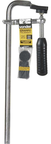 Grampo Tipo Sargento 500 Mm X 80 Mm Vonder