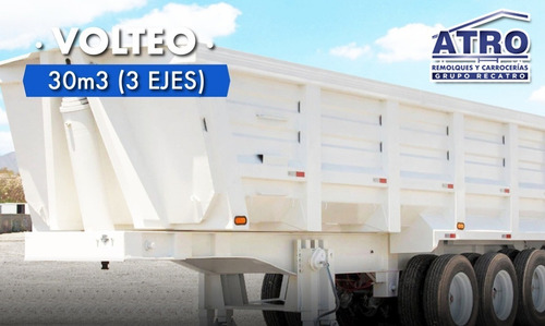 Imagen 1 de 10 de Atro Remolques Volteo (3) Ejes 30m3 Piston Hyva 2022