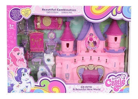 Juguete Castillo Princesas + Accesorios Luces Regalos Niñas 