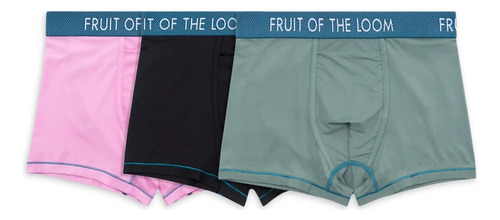 Pack 3 Boxer Lycra Hombre Fruit Of The Loom Trunk Talla M