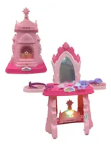 Comprar Peinadora Mágica 2en1 Juguete Castillo Y Peinadora