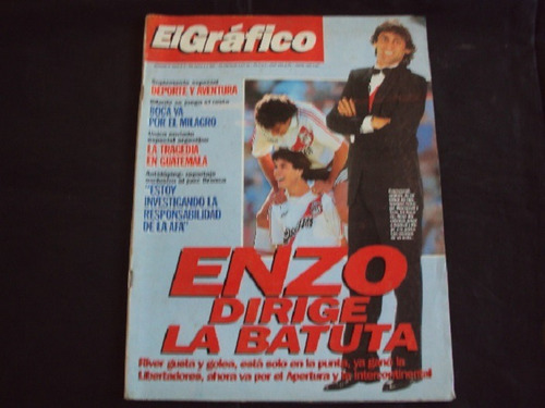 Revista El Grafico # 4020 - Tapa River Enzo Francescoli