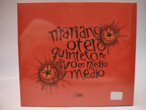 Cd Mariano Otero Quinteto En Vivo En Medio Medio 2008 Nuevo