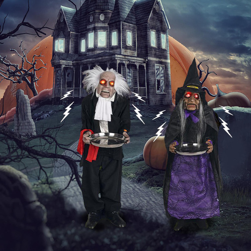 Decoración De Halloween, Figura De Ama De Llaves