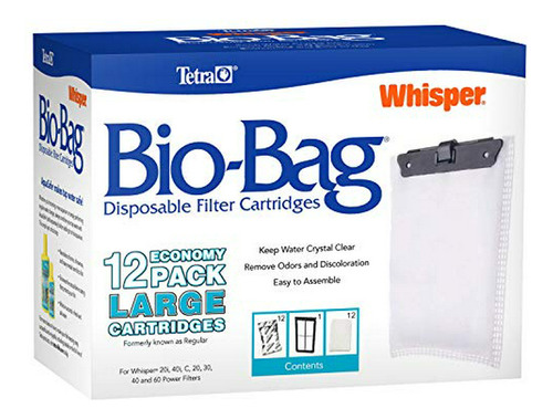 Whisper Bio-bag Replacement Cartridge Unassembled Large 12pk