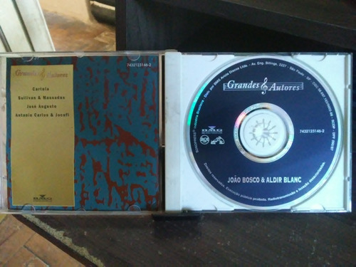 Cd João Bosco & Aldir Blanc (elis/simone/cauby/angela Maria)