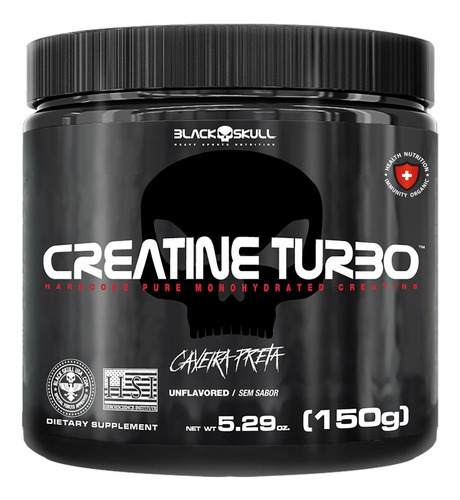 Creatina Turbo 150g - Black Skull - Creatine Monoydrated