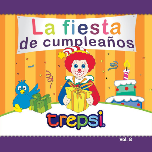 Imagen 1 de 1 de Cd Vol 8 Trepsi Musica Infantil La Fiesta De Cumpleaños