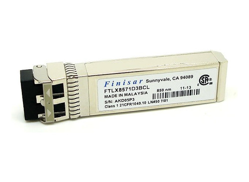 Finisar Corporation Transceptor 10.3 Gbps 10 Gigabit Modulo