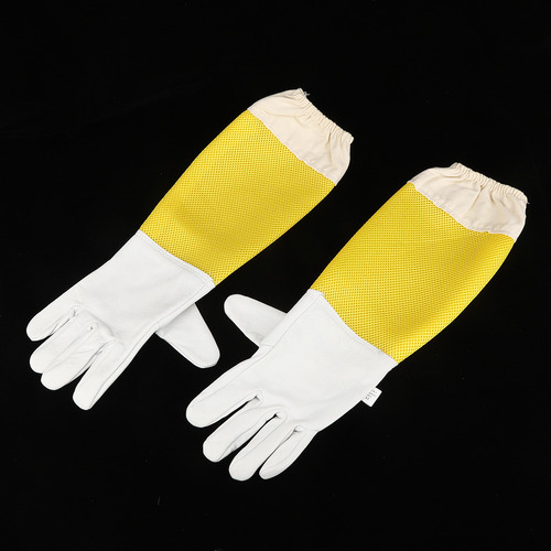 Par De Guantes Protectores Transpirables Para Apicultura