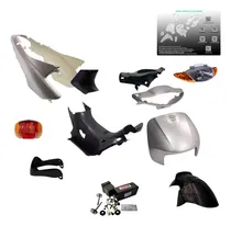 Comprar Kit Plasticos Motomel Blitz Tunning + Faros Tornillos Calcos