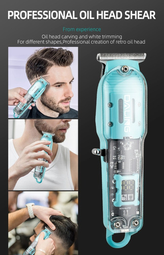 Máquina De Cortar Cabelo Sem Fio Profissional Daling Moderno