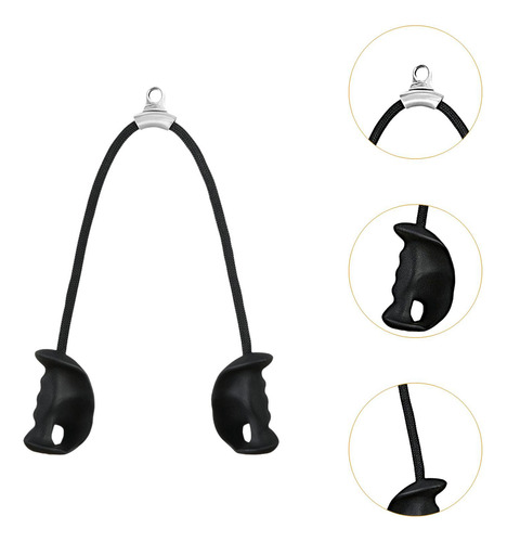 Accesorios De Cable Para Tríceps, Manijas Ergonómicas,