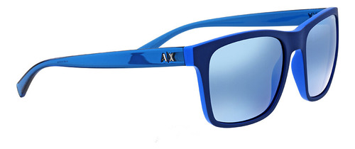 Lentes Gafas Armani Exchange Ax4063sf 58mm Blue Detalle 8/10