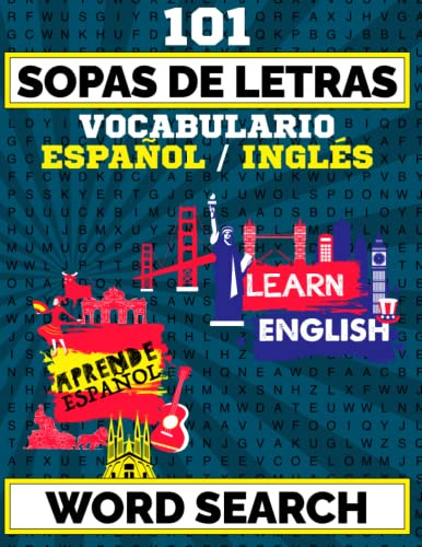 Vocabulario Español E Inglés De 101 Letras Para Sopas: Más D