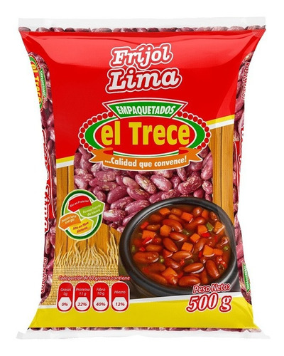 Frijol Lima 1kg X 25und - Kg a $707