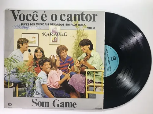 Lp Vinil - Você É O Cantor - Karaoke - Som Game