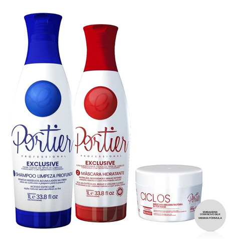 Portier Exclusive Semi Definitiva + Btox Ciclos 250g +brinde