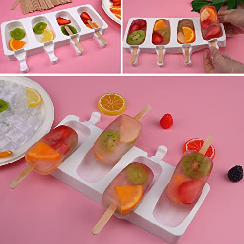 Moldes De Silicona Para Paletas Sakolla (juego De 2), Moldes