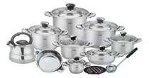 Comprar Ollas En Acero Quirurgico Valeska De 17 Pcs Con Tetera