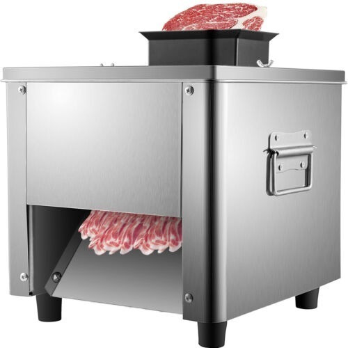 40lb Maquina Cortadora Rebanadora De Carne Molino 850w 110v 