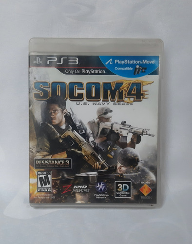 Socom 4 U.s. Navy Seals Ps3 Físico Usado