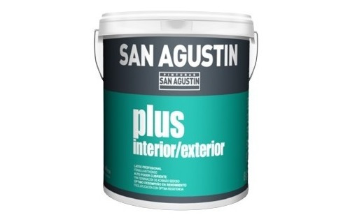 Pintura Latex Interior/exterior San Agustin Plus 10 L