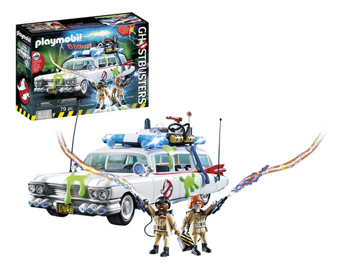 Juguete Playmobil Ecto-1 Cazafantasmas Vehículo 17 Cm
