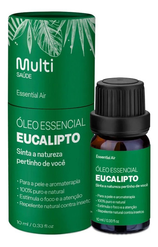 Oleo Essencial De Eucalipto 10ml Multi Saude - Hc128