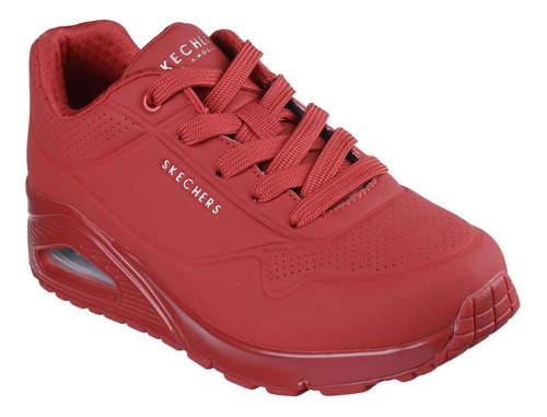 Zapatilla Mujer Uno Stand On Air Rojo Skechers