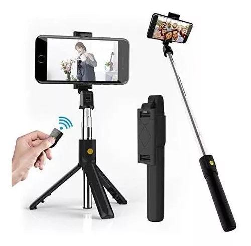  Trípode de teléfono selfie Stick de 27.5 pulgadas extensible selfie  Stick trípode con control remoto inalámbrico compatible con iPhone  12/12PRO/11/XS/XR/X/8P/7P, Galaxy Note10/S20/S10/S9/Google/Huawei, más :  Celulares y Accesorios