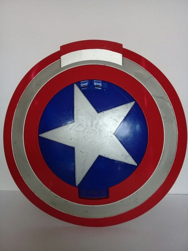 Escudo Lanza Discos Y Mascara Del Capitan America (Usado)