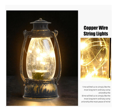 Linterna Led De Halloween Linternas Vintage Para Acampar Al