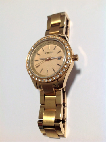 Reloj Fossil Pulsera Genuino Stella Mini Oro Rosa Es 3196 (Usado)