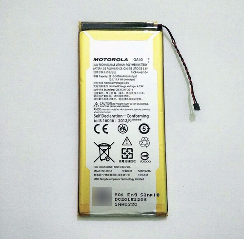 Batería Motorola Moto G4 Plus Xt1640-xt1641-xt1642 Envios (Reacondicionado)