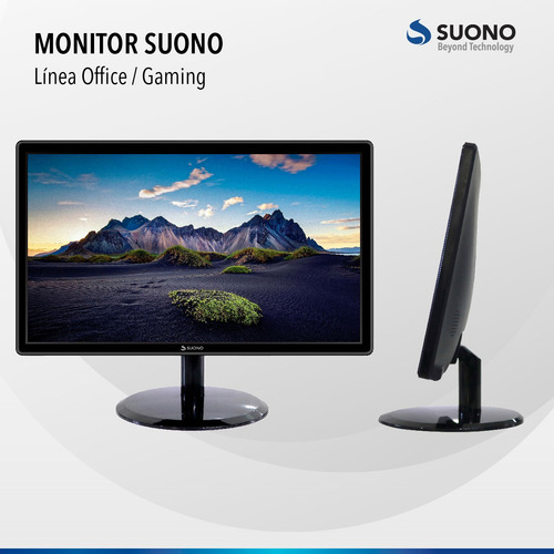 Monitor Gamer Suono Led 24p Full Hd 1920x1080 Snmo-1000 Color Negro