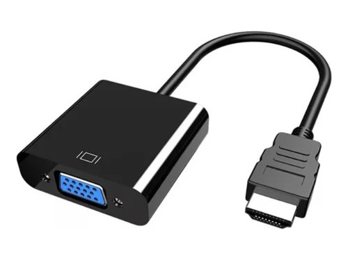 Adaptador Convertidor De Señales Hdmi A Vga Video Monitor Tv