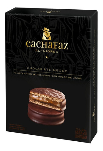 Alfajor Cachafaz Caja X12 Regaleria - Barata La Golosinería 