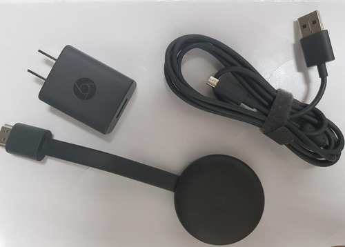 Imagen 4 de 4 de Google Chromecast 3 Streaming Player Original Caja C/ Fuente