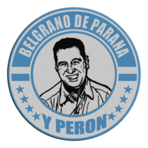 Parche Termoadhesivo Peron Y Belgrano De Parana