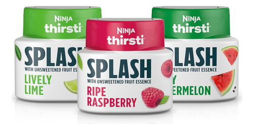 Gotas De Agua Con Sabor Ninja Thirsti, Splash Con Esencia De