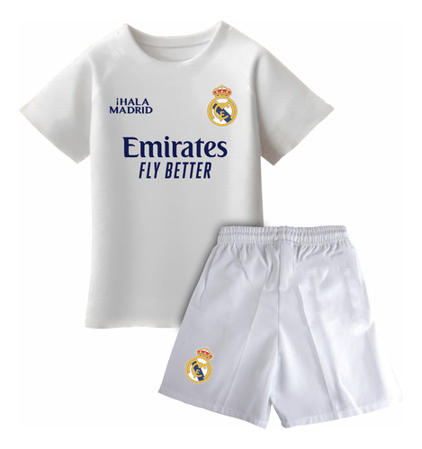 Conjunto Deportivo Infantil Playera & Short Real Madrid