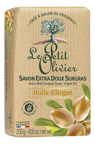 Jabón Le Petit Olivier Extra Suave Surgras Con Aceite De Arg
