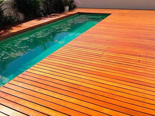 Imagem 1 de 1 de Deck Em Madeira De Itauba Mão De Obra 40 Metros Quadrados