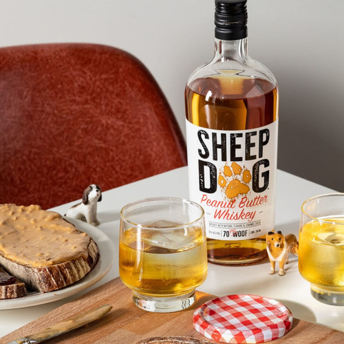 Whisky Sheep Dog Peanut Butter Whiskey 1 Litro - Abv 35%